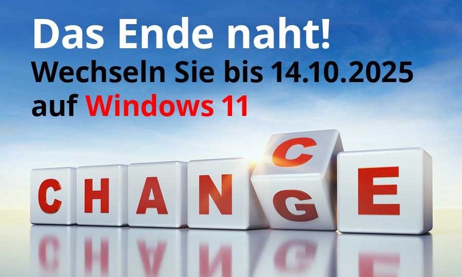 AM 14.10.2025 ENDET DIE UNTERSTÜTZUNG FÜR WINDOWS 10